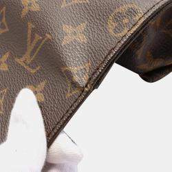 Pre Owned Louis Vuitton Brown Monogram Canvas GM Cartouchiere Shoulder Bag