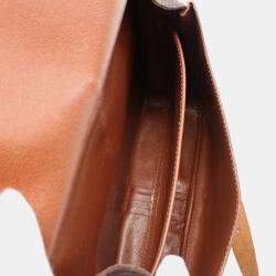 Pre Owned Louis Vuitton Brown Monogram Canvas GM Cartouchiere Shoulder Bag