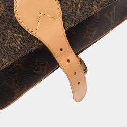 Pre Owned Louis Vuitton Cartouchiere Gm Shoulder Crossbody Bag Monogram Leather Lv