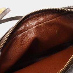 Pre Owned Louis Vuitton Brown Monogram Canvas Marly Bandoulidere Shoulder Bag
