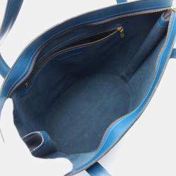 Louis Vuitton Saint Jacques Shopping Epi Toledo Blue Shoulder Bag