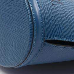 Louis Vuitton Saint Jacques Shopping Epi Toledo Blue Shoulder Bag