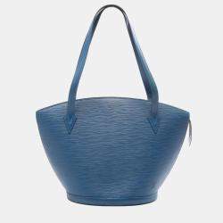 Louis Vuitton Saint Jacques Shopping Epi Toledo Blue Shoulder Bag