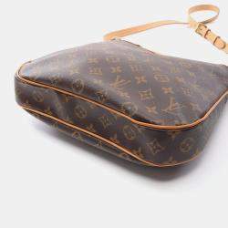 Pre Owned Louis Vuitton Brown Monogram Canvas MM Odeon Shoulder Bag
