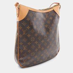 Pre Owned Louis Vuitton Brown Monogram Canvas MM Odeon Shoulder Bag