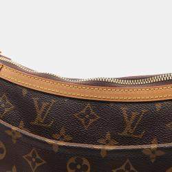 Pre Owned Louis Vuitton Brown Monogram Canvas MM Odeon Shoulder Bag
