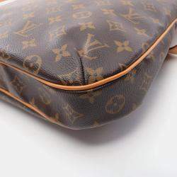 Pre Owned Louis Vuitton Brown Monogram Canvas MM Odeon Shoulder Bag
