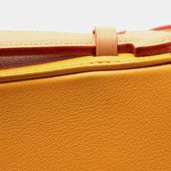 Louis Vuitton Saffron Leather Soft Trunk Shoulder Bag