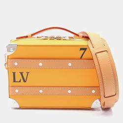 Louis Vuitton Saffron Leather Soft Trunk Shoulder Bag
