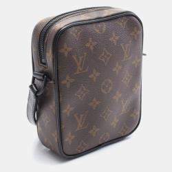 Louis Vuitton Brown Monogram Macassar Canvas Christopher Wearable Wallet Shoulder Bag