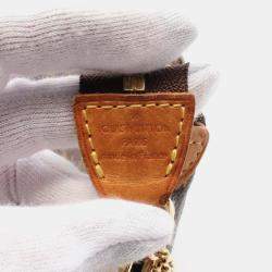 Louis Vuitton Eva 2Way Chain Shoulder Bag Monogram Leather Brown Lv