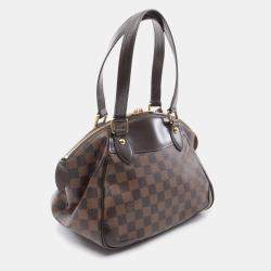 Pre Owned Louis Vuitton Brown Damier Ebene Canvas PM Verona Shoulder Bag