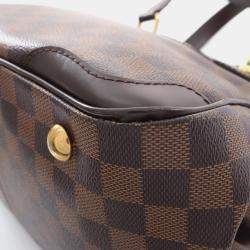 Pre Owned Louis Vuitton Brown Damier Ebene Canvas PM Verona Shoulder Bag