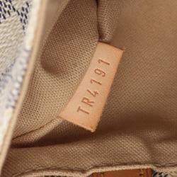 Louis Vuitton White Damier Azur Canvas PM Figheri Shoulder Bag
