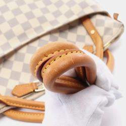 Louis Vuitton White Damier Azur Canvas PM Figheri Shoulder Bag
