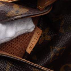 Pre Owned Louis Vuitton Totally Mm Tote Shoulder Bag Monogram Leather Brown