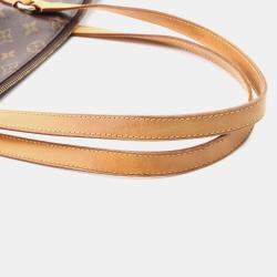 Pre Owned Louis Vuitton Totally Mm Tote Shoulder Bag Monogram Leather Brown