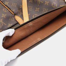Pre Owned Louis Vuitton Totally Mm Tote Shoulder Bag Monogram Leather Brown