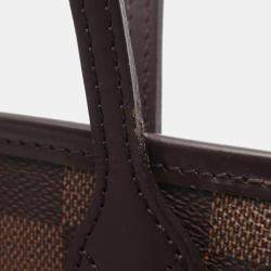 Louis Vuitton Brown Damier Ebene Canvas PM Neverfull Tote Bag