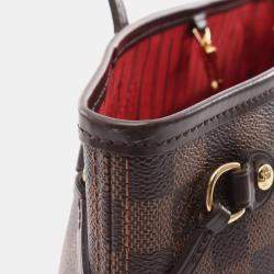 Louis Vuitton Brown Damier Ebene Canvas PM Neverfull Tote Bag