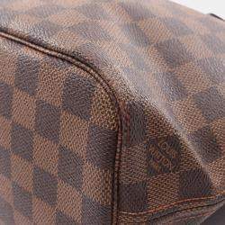 Louis Vuitton Brown Damier Ebene Canvas PM Neverfull Tote Bag