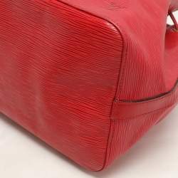 Louis Vuitton Red Epi Leather Petit Noe Bag