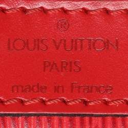 Louis Vuitton Red Epi Leather Petit Noe Bag