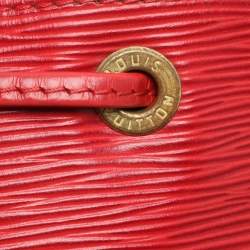 Louis Vuitton Red Epi Leather Petit Noe Bag