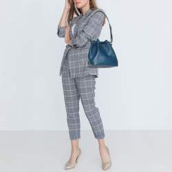 Pre Owned Louis Vuitton Blue Epi Leather Petit Noe Bag