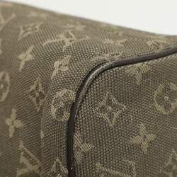 Louis Vuitton Khaki Green Monogram Mini Lin Lucille PM Bag
