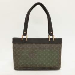Louis Vuitton Khaki Green Monogram Mini Lin Lucille PM Bag