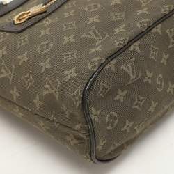 Louis Vuitton Khaki Green Monogram Mini Lin Lucille PM Bag
