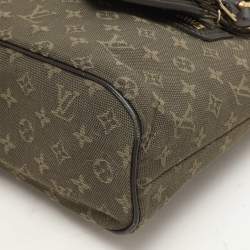 Louis Vuitton Khaki Green Monogram Mini Lin Lucille PM Bag