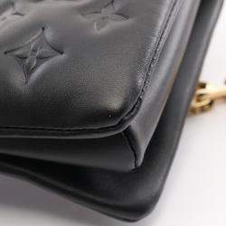 Louis Vuitton Coussin Pm Shoulder Bag Leather Monogram Black