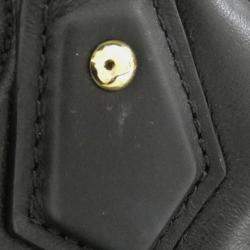 Pre Owned Louis Vuitton Black Bubblegram Leather Alma Soft BB Handbag