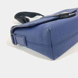 Louis Vuitton Blue Taurillon Leather Monogram S-Cape Messenger Bag