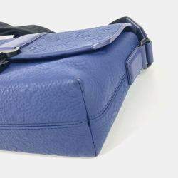 Louis Vuitton Blue Taurillon Leather Monogram S-Cape Messenger Bag
