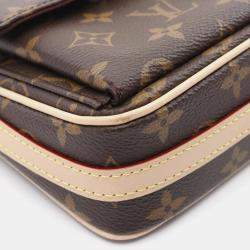 Louis Vuitton Brown Coated Canvas Vivacite Shoulder Bag