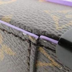 Louis Vuitton Marron, Violet Monogram Macassar Soft Trunk Shoulder Bag