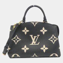 Louis Vuitton Bicolor Leather Monogram Petit Palais PM Handbag