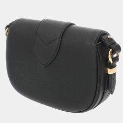 Louis Vuitton Black Leather Pont Neuf Soft PM Shoulder Bag