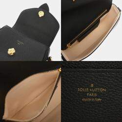 Louis Vuitton Black Leather Pont Neuf Soft PM Shoulder Bag
