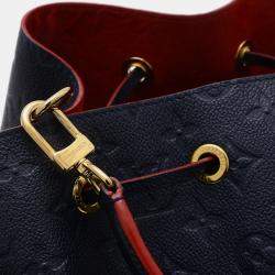 Louis Vuitton Marine Rouge Monogram Empreinte Leather Neonoe Shoulder Bag