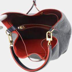 Louis Vuitton Marine Rouge Monogram Empreinte Leather Neonoe Shoulder Bag