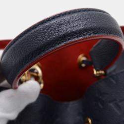Louis Vuitton Marine Rouge Monogram Empreinte Leather Neonoe Shoulder Bag