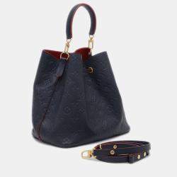 Louis Vuitton Marine Rouge Monogram Empreinte Leather Neonoe Shoulder Bag