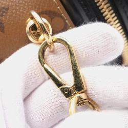 Louis Vuitton Brown Black Canvas Leather Monogram Reverse Cannes Handbag