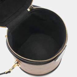 Louis Vuitton Brown Black Canvas Leather Monogram Reverse Cannes Handbag