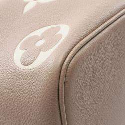 Louis Vuitton Beige Leather Monogram Empreinte Neonoe MM Shoulder Bag