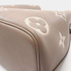 Louis Vuitton Beige Leather Monogram Empreinte Neonoe MM Shoulder Bag